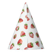 ストロベリーファースト誕生日 パーティーハット (裏面)