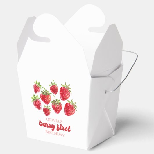 ストロベリーファースト誕生日 フェイバーボックス (オープン)