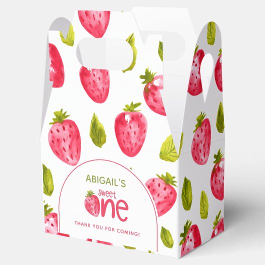 ストロベリーファースト誕生日 フェイバーボックス (オープン)