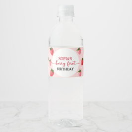 ストロベリーファースト誕生日 ペットボトルラベル