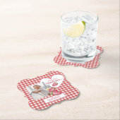 ストロベリーファースト誕生日 ペーパーコースター (インサイチュ)