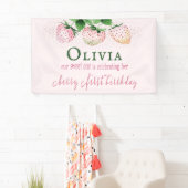 ストロベリーファースト誕生日 横断幕 (インサイチュ)