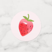 ストロベリーファースト1歳パーティー コンフェッティ (スモール正面)