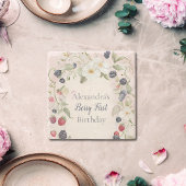 ストロベリーファースト1歳パーティー ストーンコースター