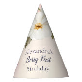 ストロベリーファースト1歳パーティー パーティーハット (正面)