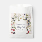 ストロベリーファースト1歳パーティー フェイバーバッグ (正面)