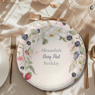 ストロベリーファースト1歳パーティー ペーパーボウル