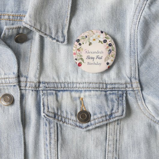 ストロベリーファースト1歳パーティー 缶バッジ (インサイチュ)