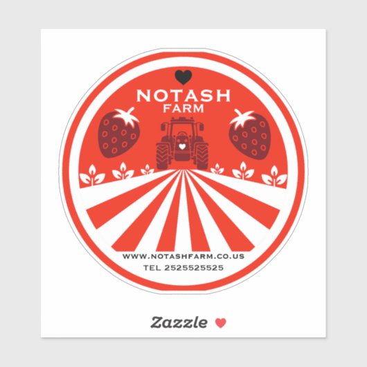 ストロベリーファームショップ シール (シート)