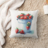 ストロベリーファームハ飾ウス クッション (ブランケット)
