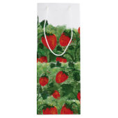 ストロベリーファームフィールド水彩 ワインギフトバッグ (裏面)