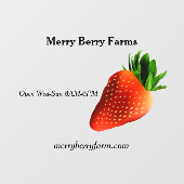ストロベリーファーム ウィンドウサイン (シート)