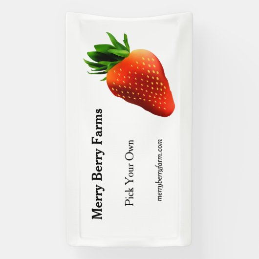 ストロベリーファーム 横断幕 (縦)