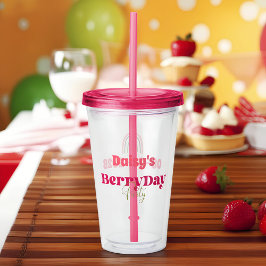 ストロベリーフィールズデライト誕生日 アクリルタンブラー