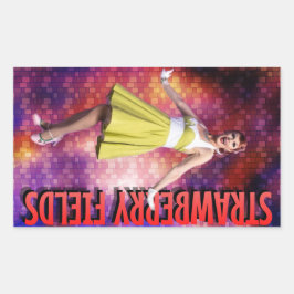 ストロベリーフィールズトールフォトステッカー 長方形シール