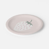 ストロベリーフィールズベリーファースト誕生日 |少女 ペーパープレート (アングル)