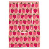 ストロベリーフィールズ喜び ミディアムペーパーバッグ (裏面)