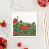 ストロベリーフィールドウォーターイラストレーション スタンダードカクテルナプキン (インサイチュ)