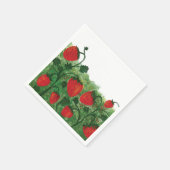 ストロベリーフィールドウォーターイラストレーション スタンダードカクテルナプキン (角)