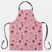 ストロベリーフィールドパターン エプロン (正面)