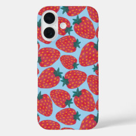 ストロベリーフィールドブルー iPhone 16ケース