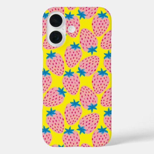 ストロベリーフィールド黄 Case-Mate iPhoneケース (裏面)