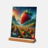 ストロベリーフィールド アクリルサイン (傾斜)