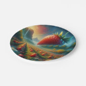 ストロベリーフィールド ペーパープレート (アングル)