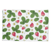 ストロベリーフィールド(白) 枕カバー (裏面-左)