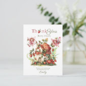 ストロベリーフェアリーベリースイートガールズファースト誕生日 サンキューカード (スタンド正面)