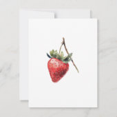 ストロベリーフェアリーベリースイートガールズファースト誕生日 サンキューカード (裏面)