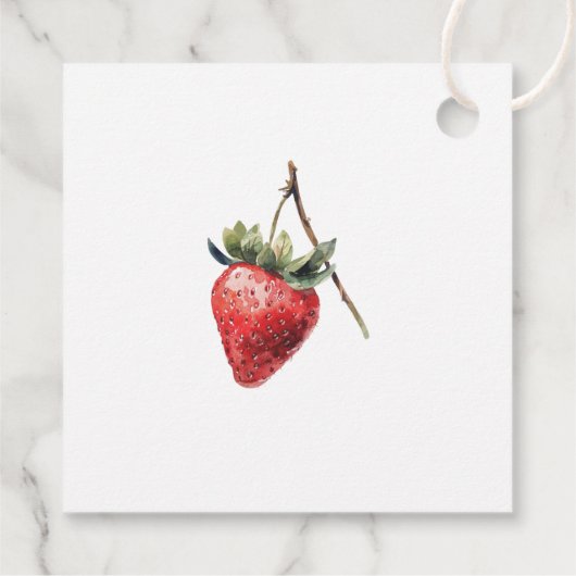 ストロベリーフェアリーベリースイートガールズファースト誕生日 フェイバータグ (裏面)