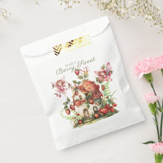 ストロベリーフェアリーベリースイートガールズファースト誕生日 フェイバーバッグ (封をした状態)
