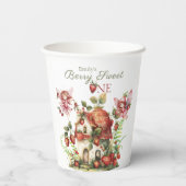 ストロベリーフェアリーベリースイートガールズファースト誕生日 紙コップ (裏面)