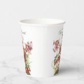 ストロベリーフェアリーベリースイートガールズファースト誕生日 紙コップ (右)