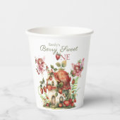 ストロベリーフェアリーベリースイートガールズファースト誕生日 紙コップ (正面)