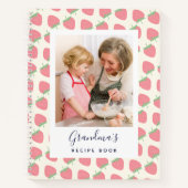 ストロベリーフォトグラマーンのレシピ本 ノートブック (正面)