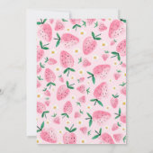 ストロベリーフォーエバースウィートベリー4th誕生日 招待状 (裏面)