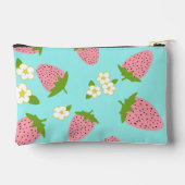 ストロベリーフラワーメイクアップ/鉛筆バッグ アクセサリーポーチ (裏面)