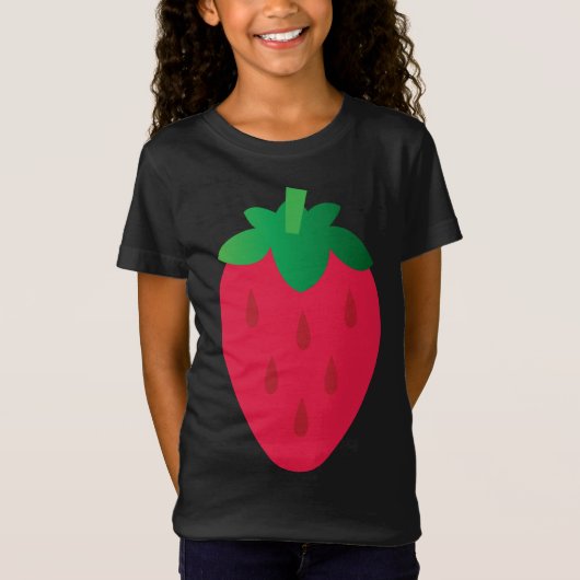ストロベリーフルーツアート Tシャツ (正面)