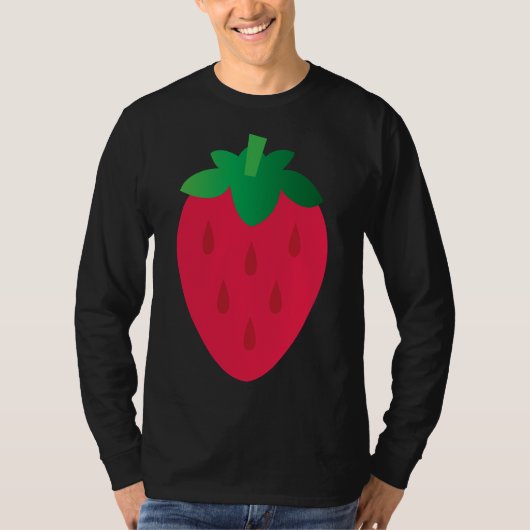 ストロベリーフルーツアート Tシャツ (正面)