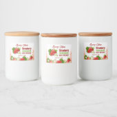 ストロベリーフルーツジャム フードラベル (ボトル)