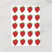 ストロベリーフルーツファームイチゴ 名刺 (正面)