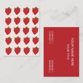 ストロベリーフルーツファームイチゴ 名刺