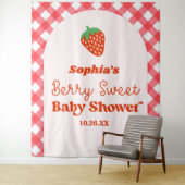 ストロベリーフルーツ甘いベビーシャワー タペストリー (インサイチュ)