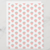 ストロベリーフルーツ赤い農場サマープロデュース レターヘッド (正面/裏面)