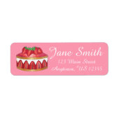 ストロベリーフレイジアーケーキフランスのーパティシシェフベーカリー ラベル (正面)