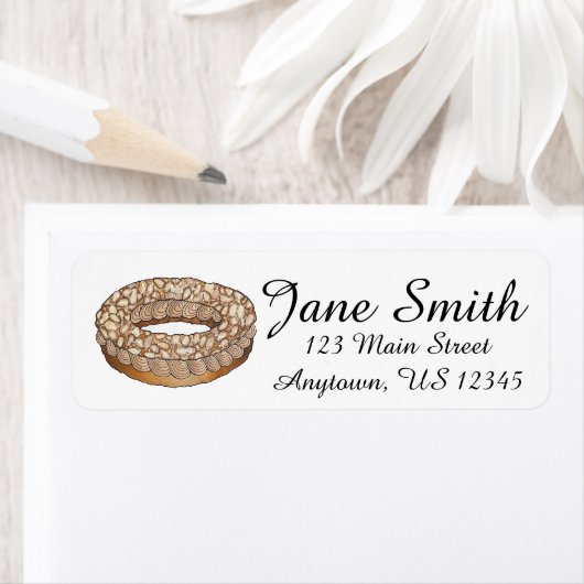 ストロベリーフレイジアーケーキフランスのーパティシシェフベーカリー ラベル (インサイチュ)