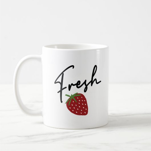 ストロベリーフレッシュ コーヒーマグカップ (左)