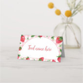 ストロベリーフードテント座席表ベリースウィート プレイスカード (正面)